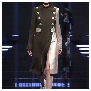 💜 The EMESTA Metallic Military Coat